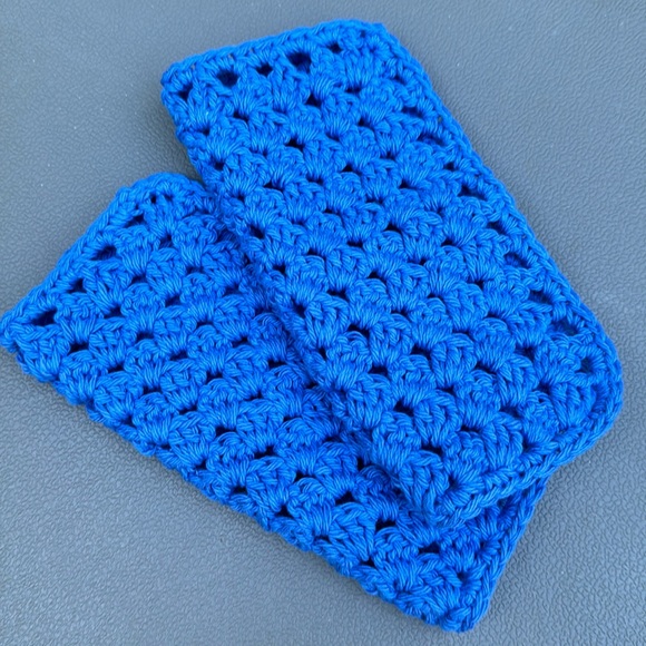 Set of Hand Crocheted Washcloths Dishcloths Trivets 100% Cotton Crochet Granny - Picture 11 of 15